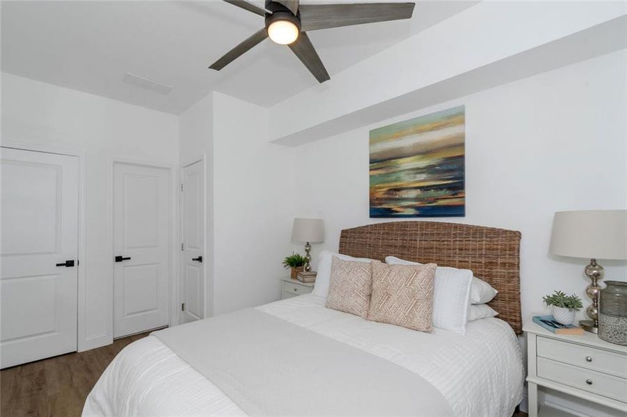 Furnished interior view inside a new home in , Atlanta (Image 32).