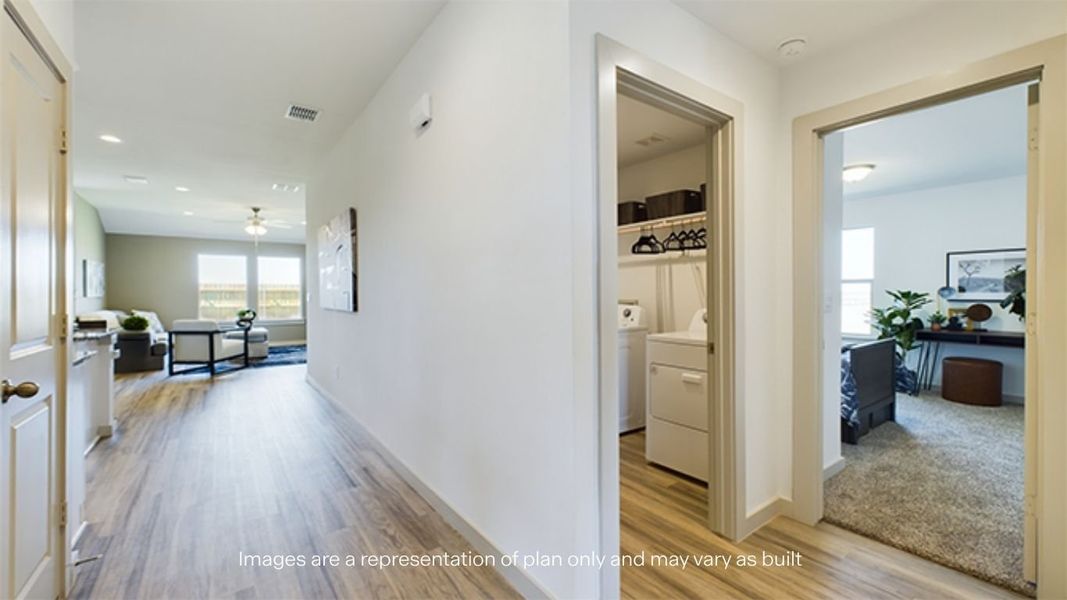 Furnished interior view inside a new home in Allen Farms, Lubbock (Image 5).