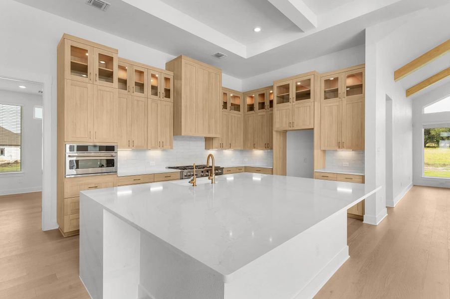 Representative furnished interior of a home built from the Franklin by Chesmar Homes in Feathergrass, Florence (Image 3).