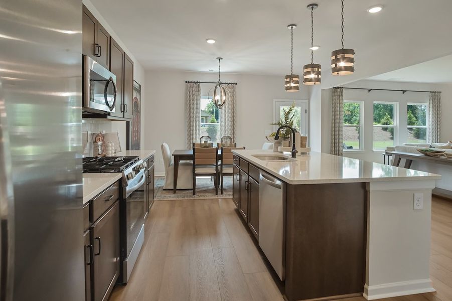 Furnished interior view inside a new home in Hampshire Hills, Columbia (Image 9).