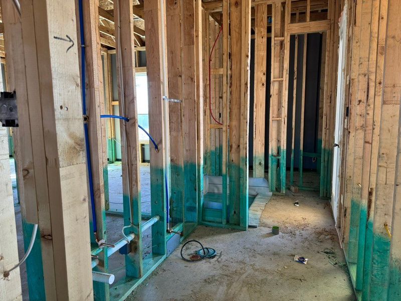In-progress construction of a new home in Rocky Top, Krum, TX (Image 11).