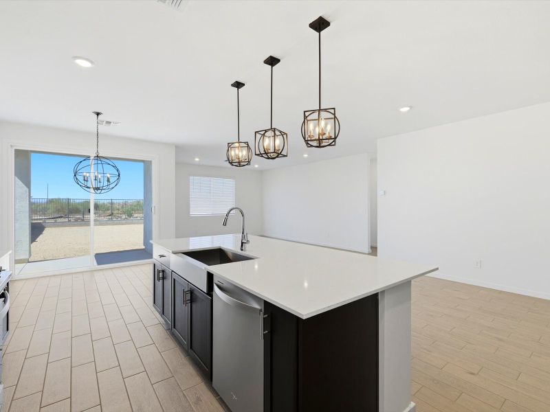 Furnished interior view inside a new home in Meritage Homes by Teravalis - Reserve Series, Buckeye (Image 5).
