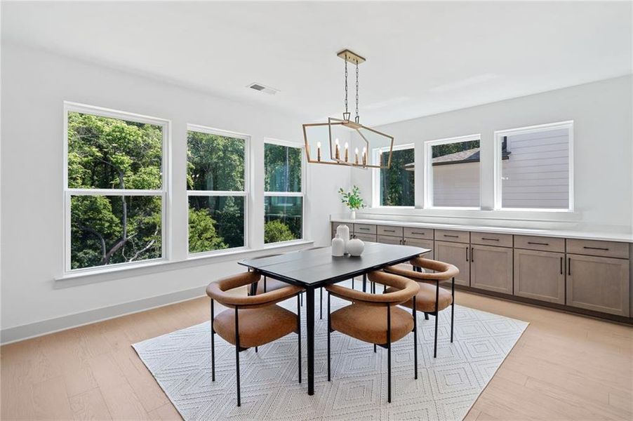 Furnished interior view inside a new home in , Woodstock (Image 8). Furnished interior view inside a new home in , Woodstock (Image 8).