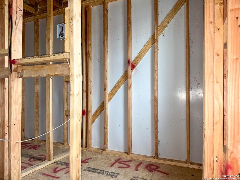 In-progress construction of a new home in Cordova Trails, Seguin, TX (Image 29).