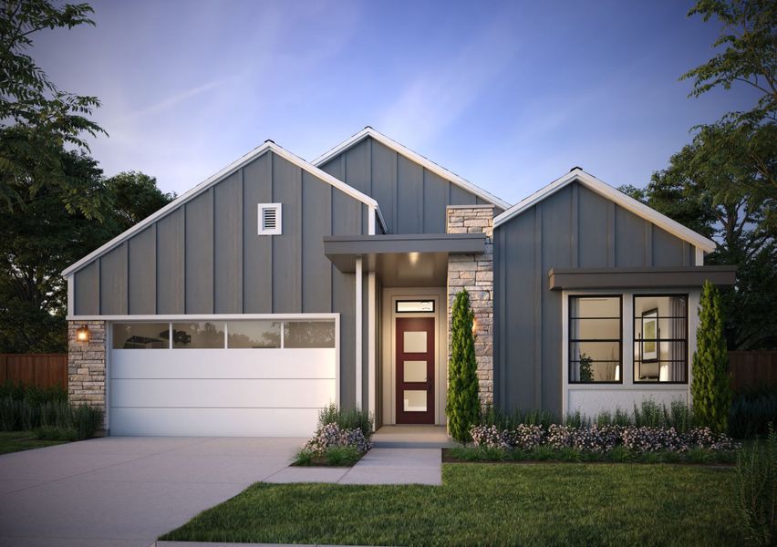 Representative exterior photo of a completed home built from the 2 by Trumark Homes in RainDance, Windsor, CO (Image 19).