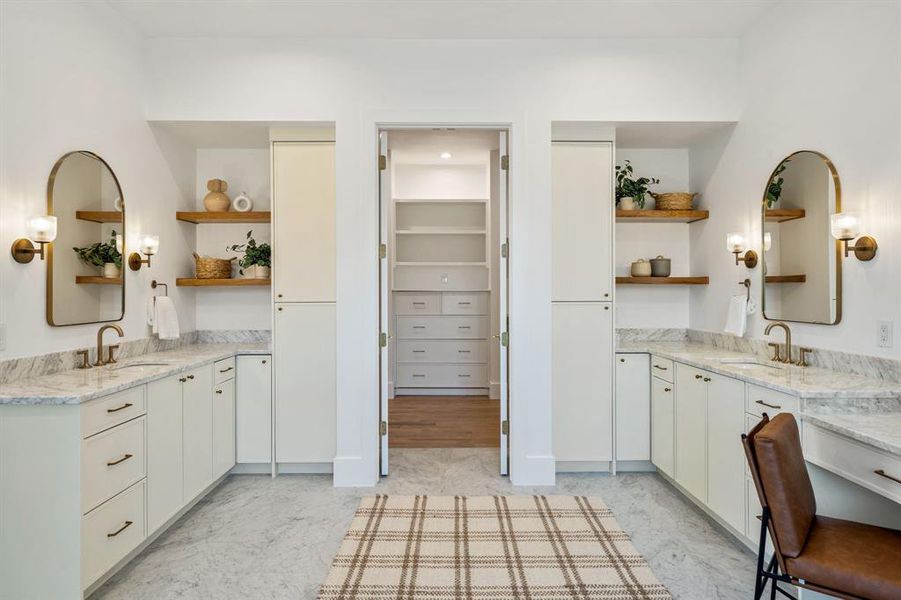 Furnished interior view inside a new home in , Dallas (Image 37).