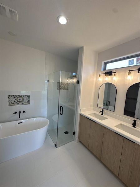 Furnished interior view inside a new home in , Brookshire (Image 6).