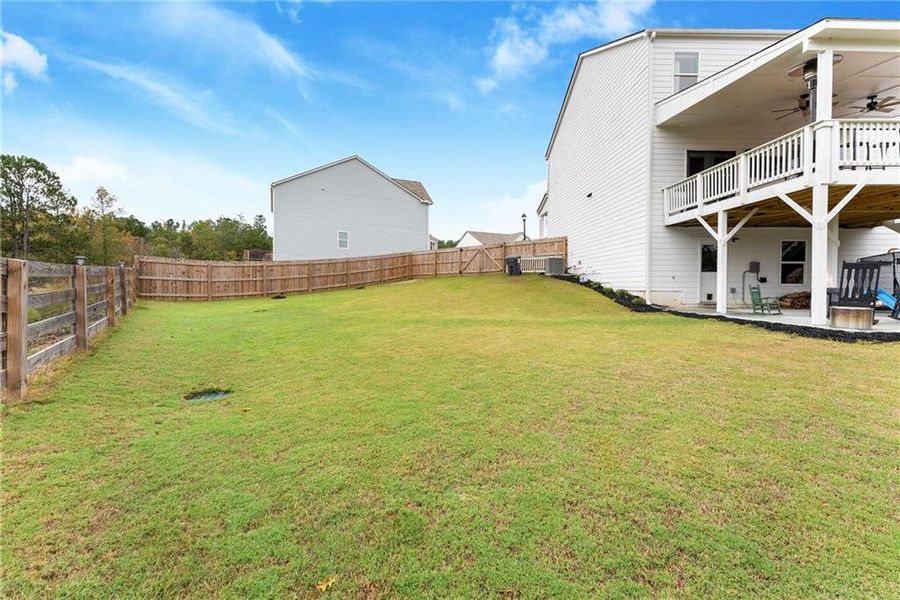 Exterior details and patio area of a home in , Dawsonville (Image 22).