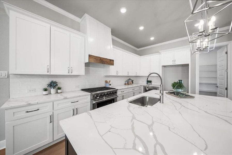 Furnished interior view inside a new home in , Godley (Image 11).