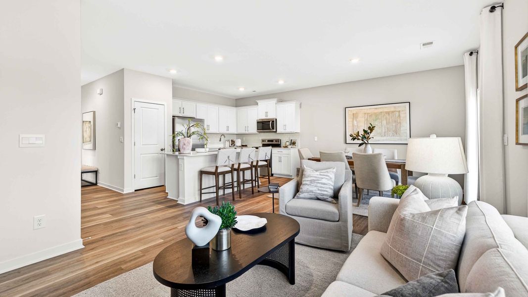 Furnished interior view inside a new home in Stanton, Richburg (Image 10).