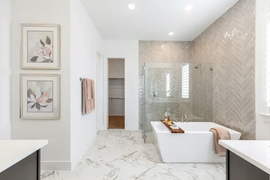 Representative Primary Bathroom - some options shown