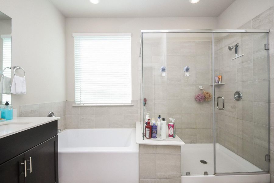 Furnished interior view inside a new home in , Houston (Image 17). Furnished interior view inside a new home in , Houston (Image 17).