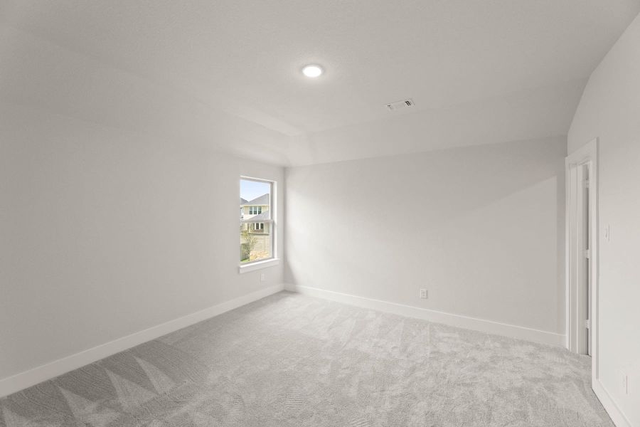 Spacious, unfurnished interior of a new home in Treeline, Justin (Image 20).