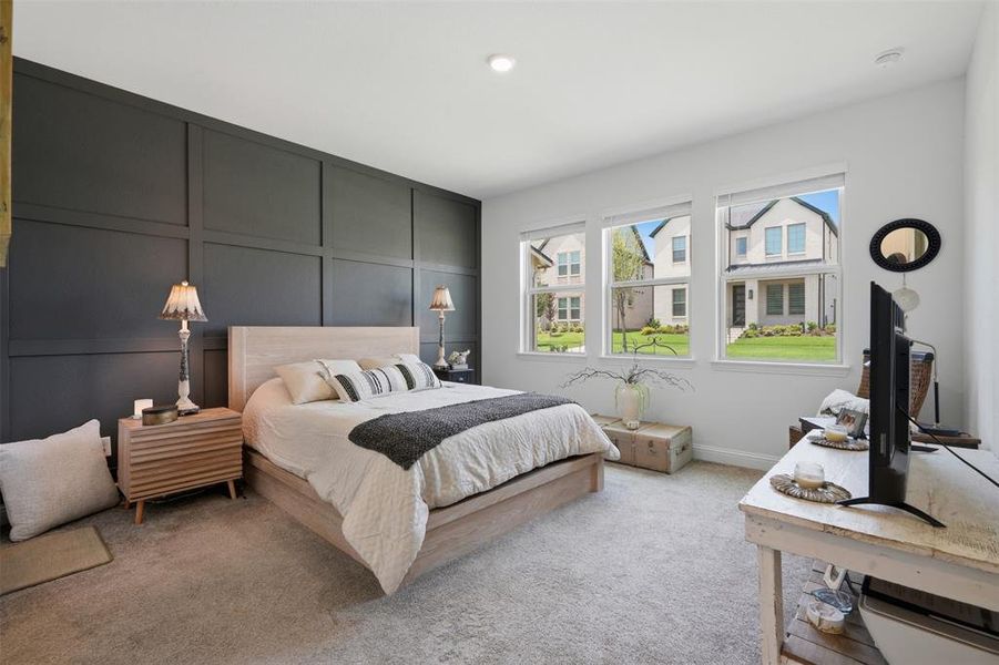 Furnished interior view inside a new home in Cross Creek Meadows, Celina (Image 9).