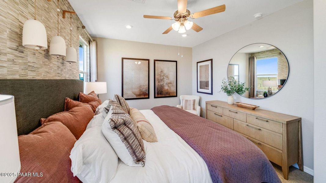 Furnished interior view inside a new home in South Ranch Southern Collection, Prescott (Image 4). Furnished interior view inside a new home in South Ranch Southern Collection, Prescott (Image 4).