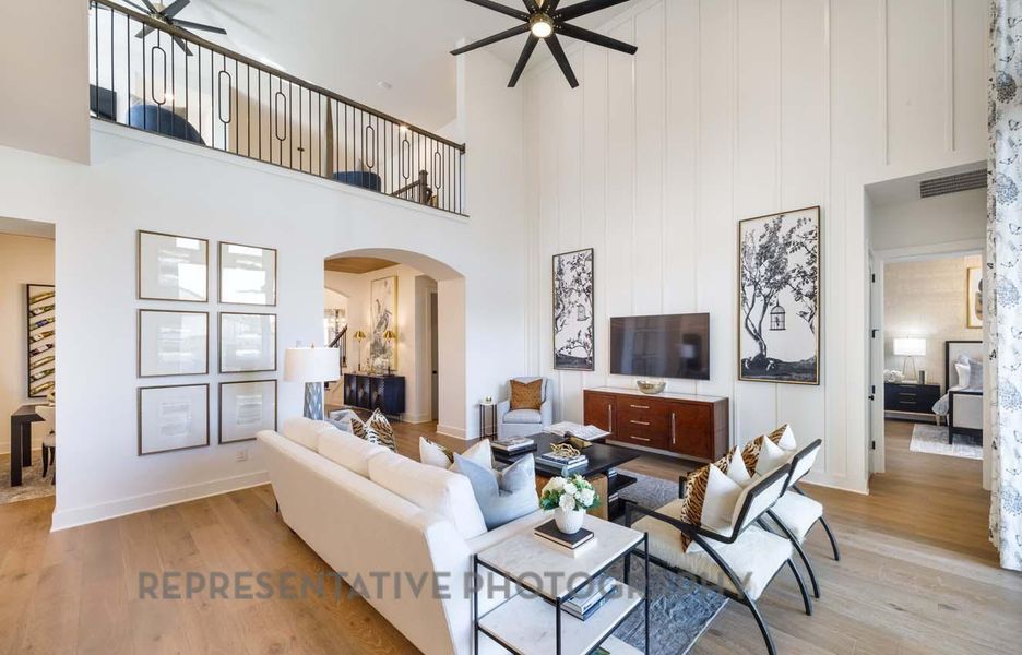 Furnished interior view inside a new home in Elyson: 65ft. lots, Katy (Image 15). Furnished interior view inside a new home in Elyson: 65ft. lots, Katy (Image 15).