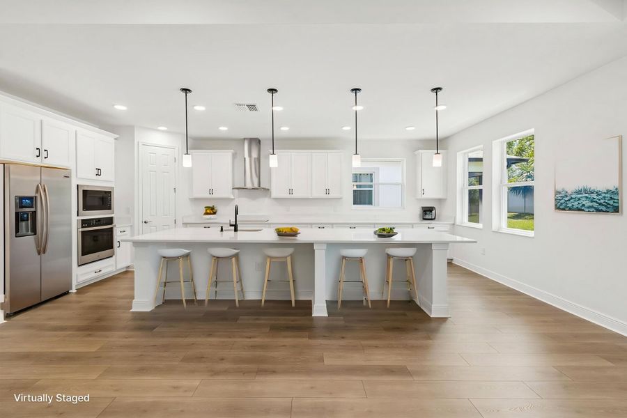 Kitchen - Virtually Staged Kitchen - Virtually Staged