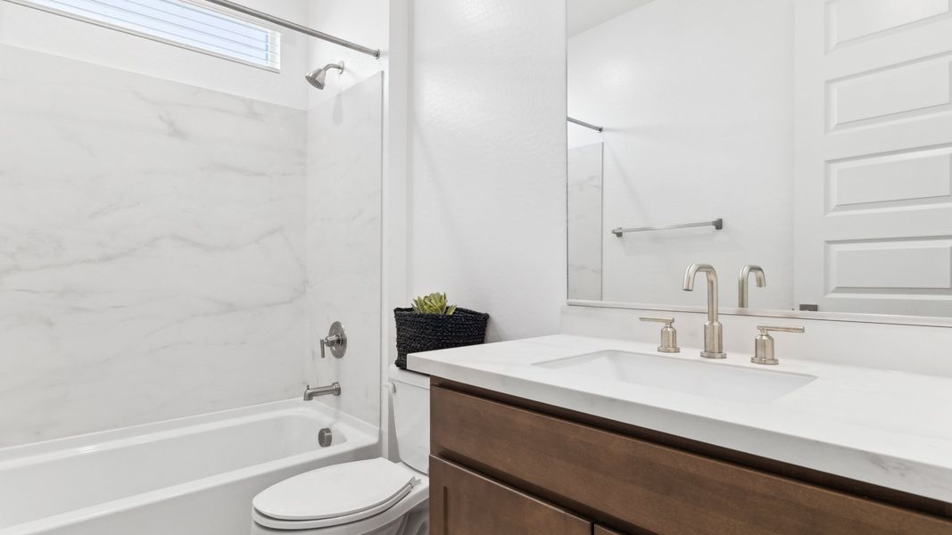 Furnished interior view inside a new home in Desert Moon Estates, Buckeye (Image 29).