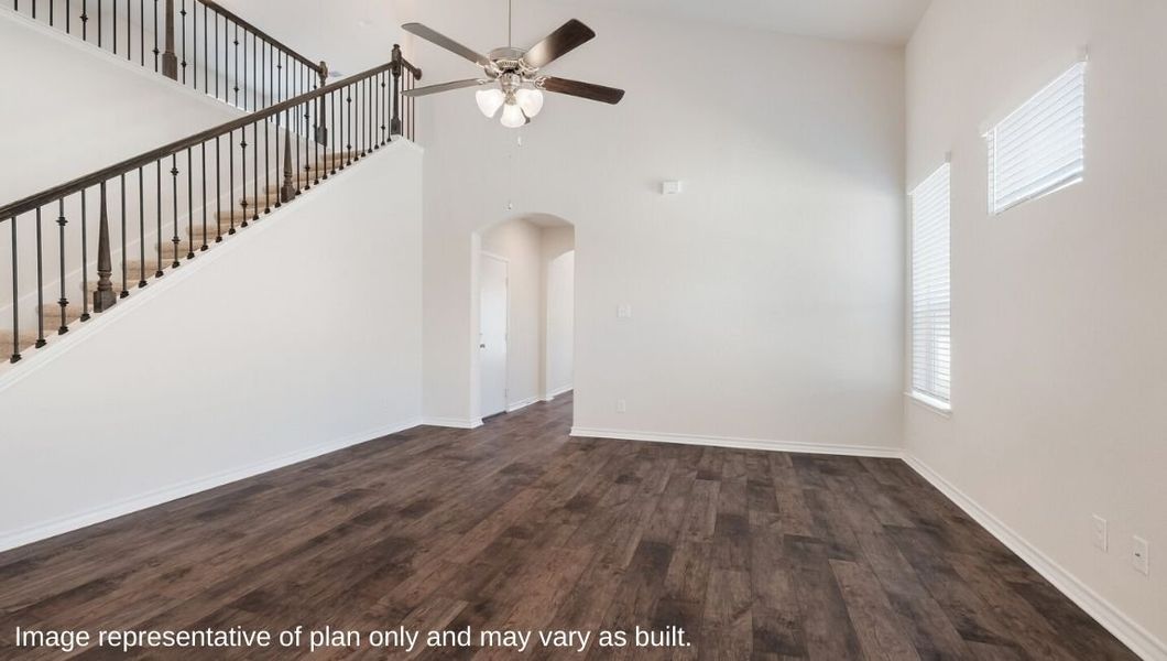 Representative unfurnished interior of a home built from the The Caspian by D.R. Horton in The Birch at Spencer Ranch, Boerne (Image 11).