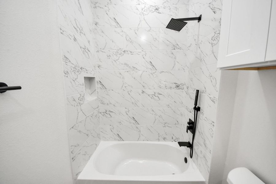 Close-up of interior finishes inside a home in , Houston (Image 20).