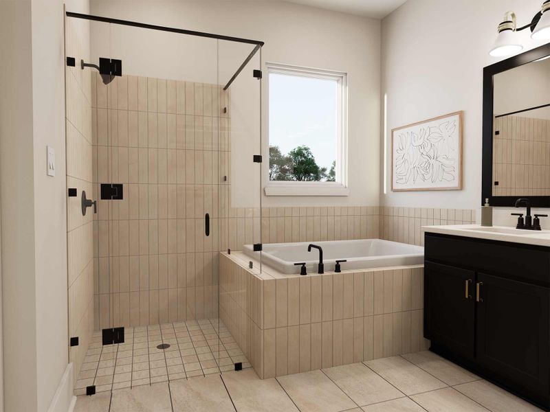 The Brookford - Owner's Bath The Brookford - Owner's Bath