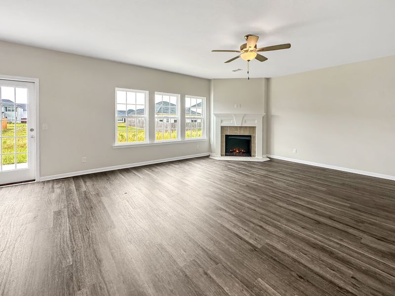 Spacious, unfurnished interior of a new home in Tranquil South, Hinesville (Image 15). Spacious, unfurnished interior of a new home in Tranquil South, Hinesville (Image 15).