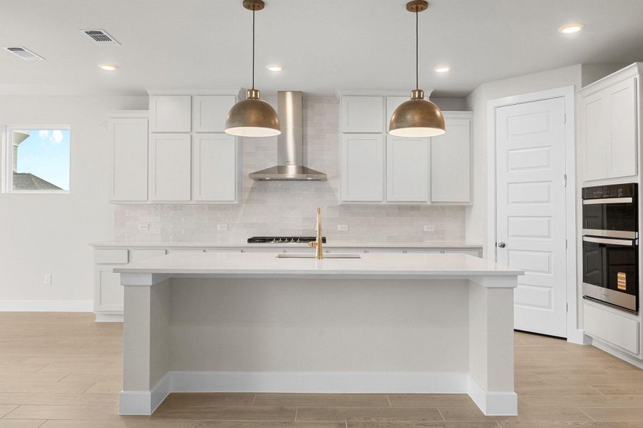 Furnished interior view inside a new home in The Colony, Bastrop (Image 11).