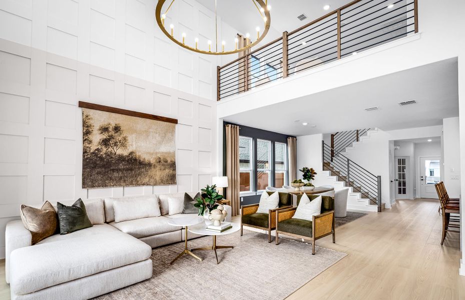 Gathering Room with High Ceilings
