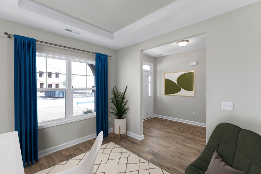 Representative furnished interior of a home built from the Magnolia by Caviness & Cates Communities in Maggie Way, Wendell (Image 17). Representative furnished interior of a home built from the Magnolia by Caviness & Cates Communities in Maggie Way, Wendell (Image 17).