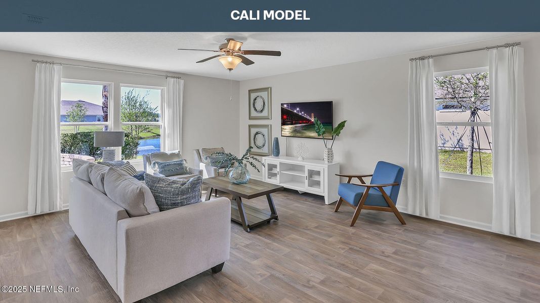 Furnished interior view inside a new home in The Arbors, Jacksonville (Image 43).