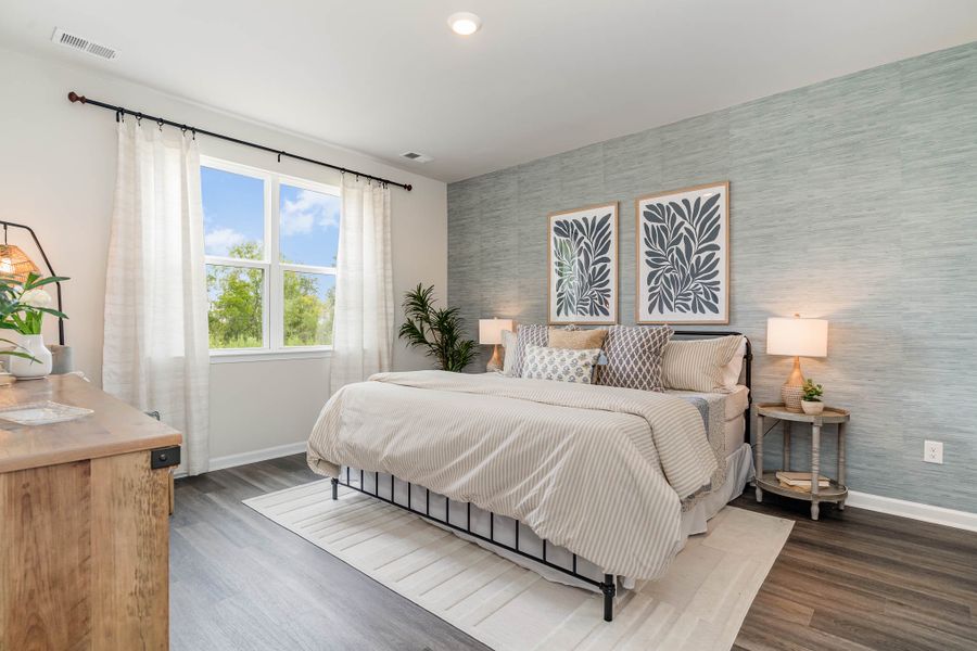 Representative furnished interior of a home built from the KERRY by D.R. Horton in Summerville, Darlington (Image 18).