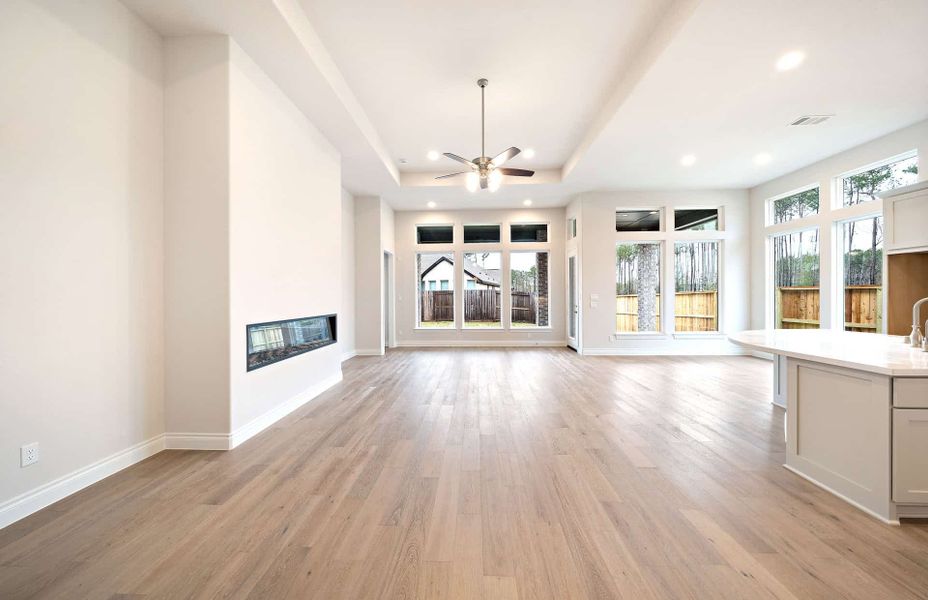 Representative unfurnished interior of a home built from the 2349 by Ravenna Homes in The Highlands 55′, Porter (Image 26). Representative unfurnished interior of a home built from the 2349 by Ravenna Homes in The Highlands 55′, Porter (Image 26).