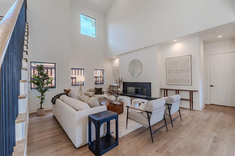 Furnished interior view inside a new home in , Dallas (Image 26).