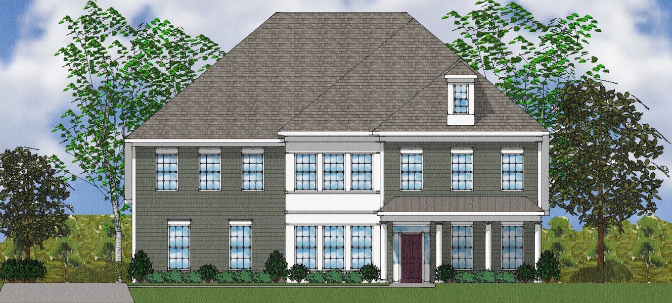 Representative exterior photo of a completed home built from the Patterson II - Elite Collection by Mungo Homes in Suter Estates, Easley, SC (Image 31).