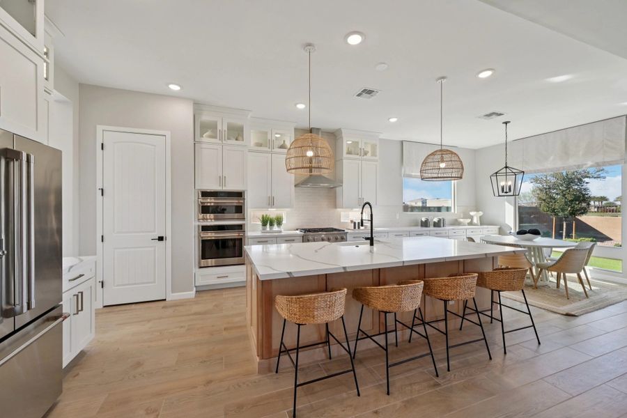 Kitchen with dining nook