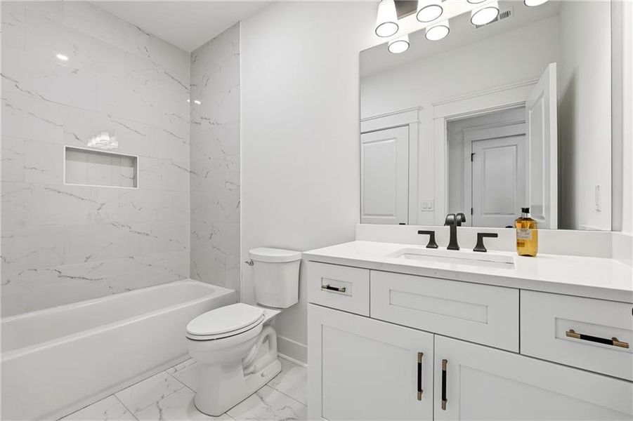 Furnished interior view inside a new home in , Cumming (Image 5).