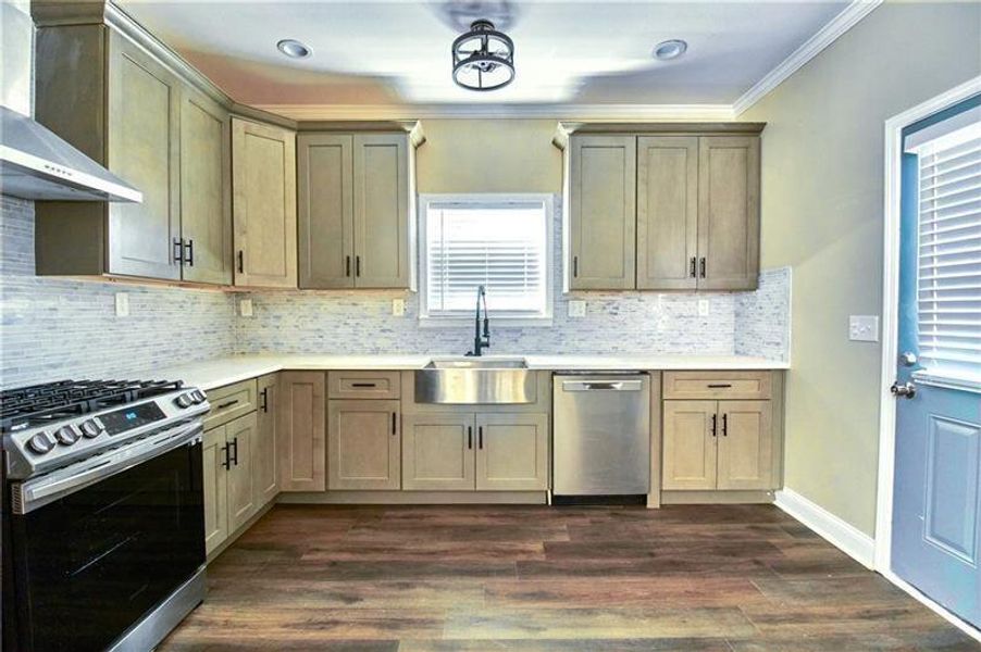 Furnished interior view inside a new home in , Riverdale (Image 5). Furnished interior view inside a new home in , Riverdale (Image 5).