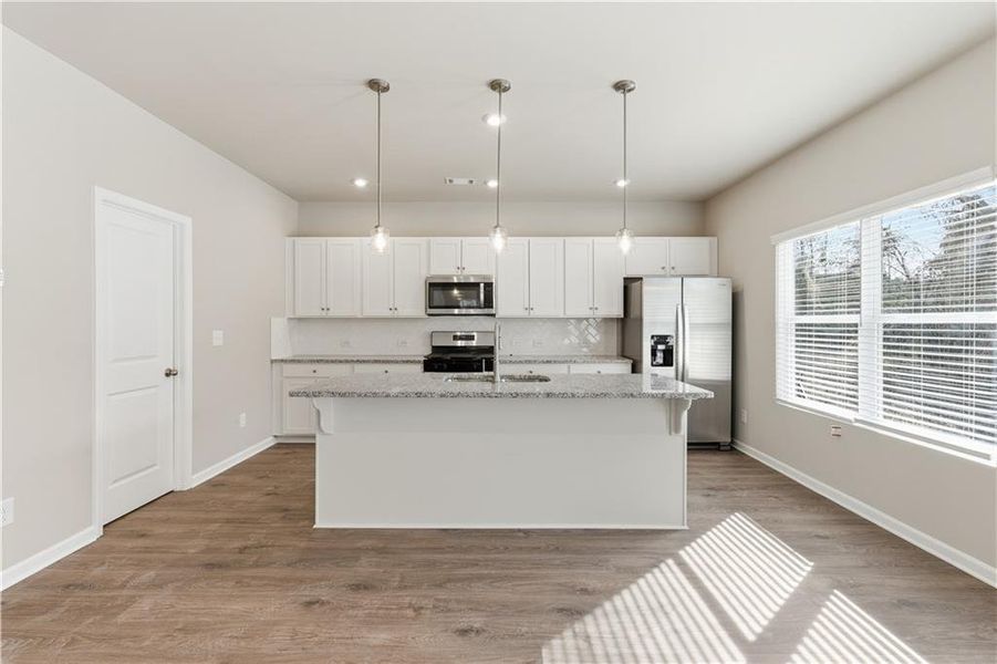 Furnished interior view inside a new home in The Reserve at Chapel Hill Phase II, Douglasville (Image 7).