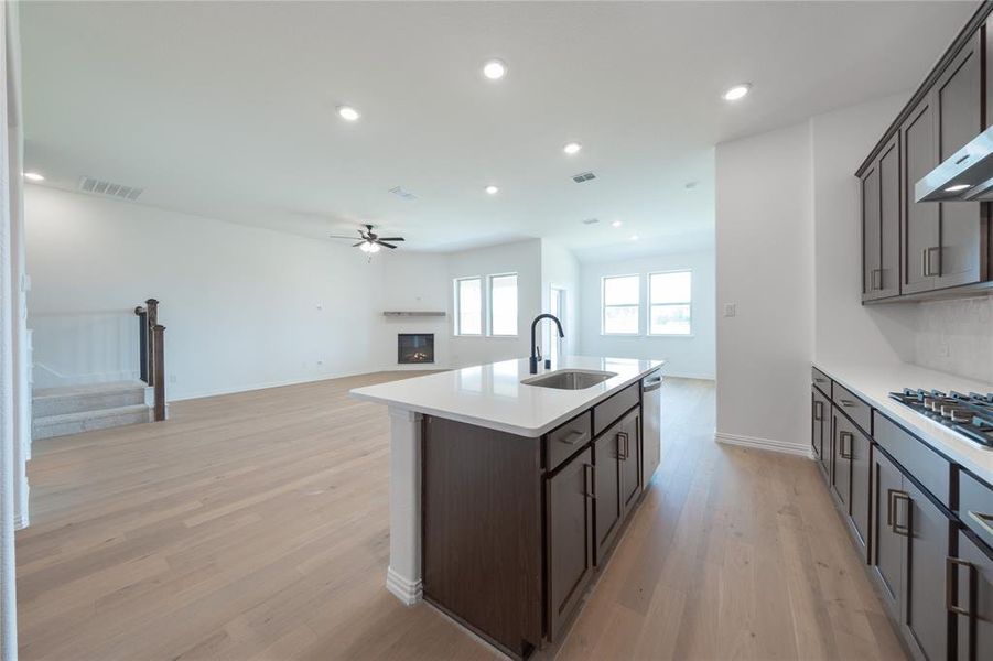 Furnished interior view inside a new home in Chalk Hill, Celina (Image 8).