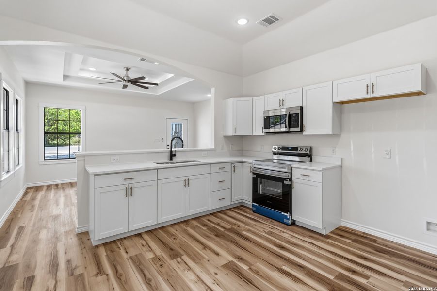 Furnished interior view inside a new home in , San Antonio (Image 7).