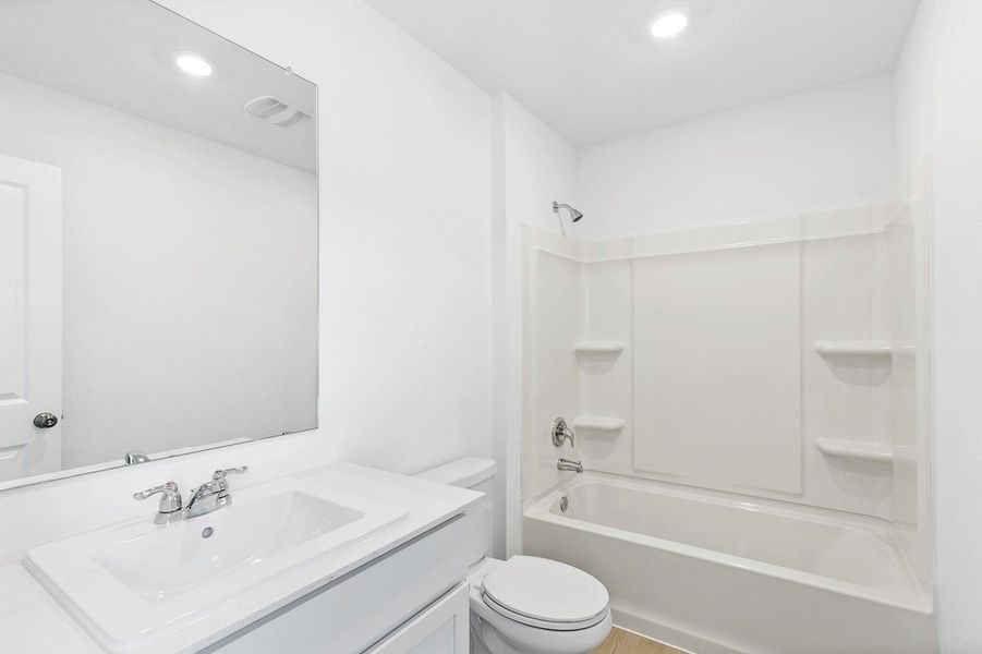 Furnished interior view inside a new home in Plum Creek North: Stonehill Collection, Kyle (Image 5).