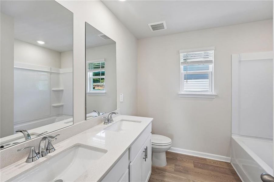 Furnished interior view inside a new home in Hemingway - Reserve Series, Cumming (Image 18).