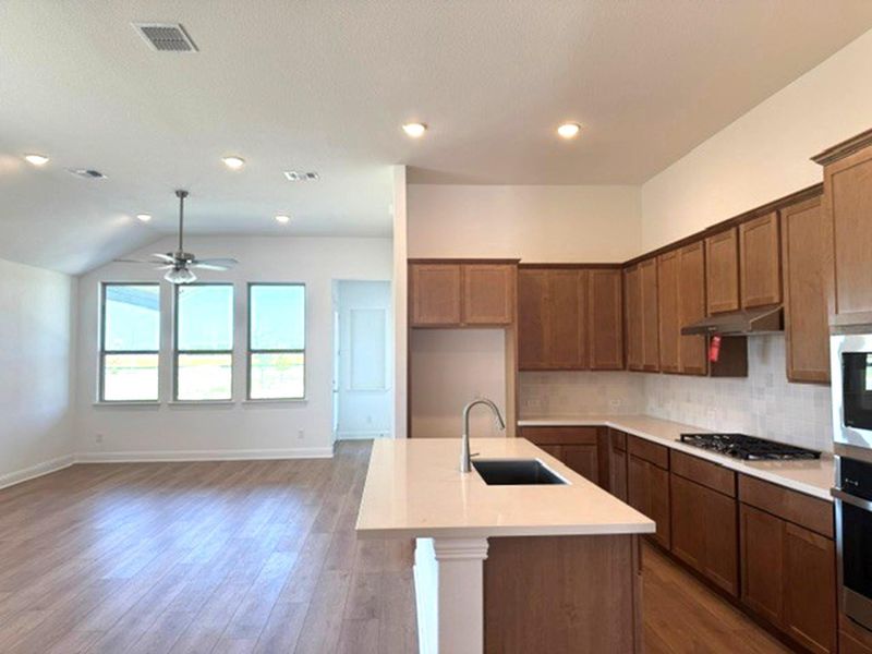 Furnished interior view inside a new home in Preserve at Lakeside Meadows, Pflugerville (Image 7).