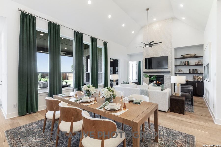 Furnished interior view inside a new home in Davis Ranch, San Antonio (Image 13).