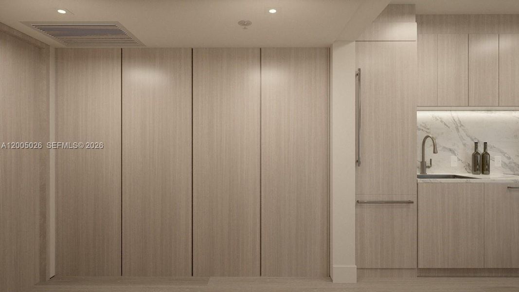 Close-up of interior finishes inside a home in , Miami Beach (Image 19).