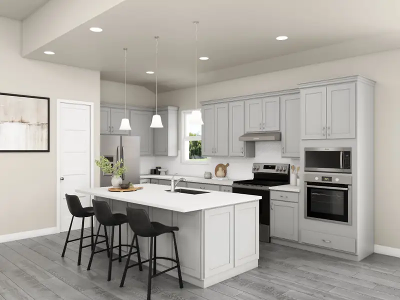 Representative furnished interior of a home built from the Palmetto by Beazer Homes in Copia Pines, Montgomery (Image 4).