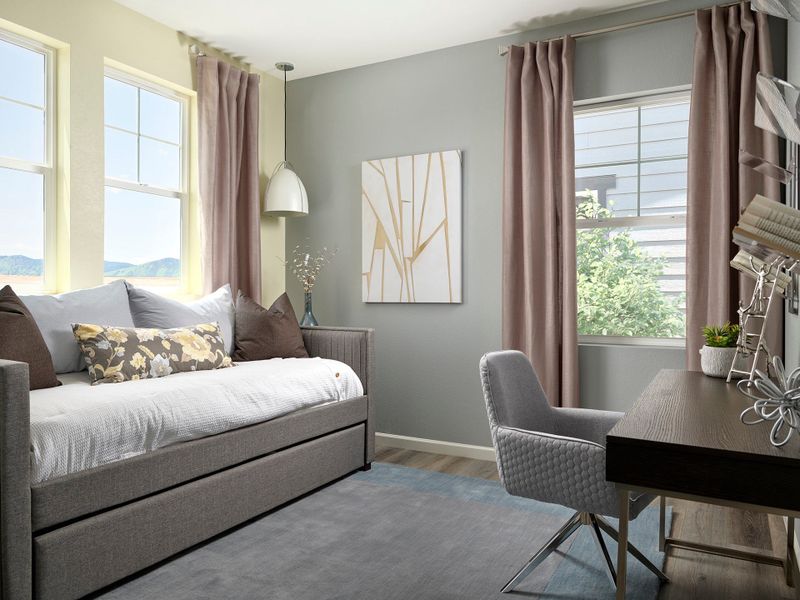 Representative furnished interior of a home built from the 3507 by Tri Pointe Homes in Sterling Ranch, Littleton (Image 17).