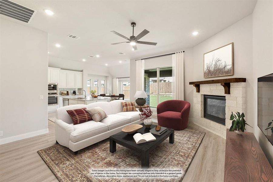 Furnished interior view inside a new home in Maplewood, Glenn Heights (Image 5). Furnished interior view inside a new home in Maplewood, Glenn Heights (Image 5).