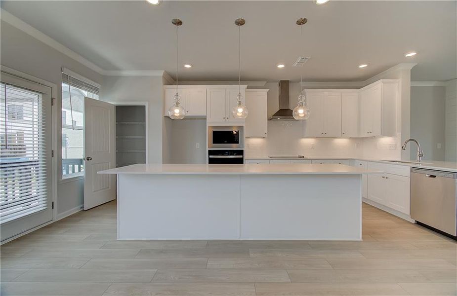 Furnished interior view inside a new home in Silverock, McDonough (Image 7).