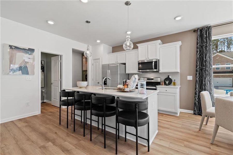 Furnished interior view inside a new home in Bowers Farm, McDonough (Image 10).